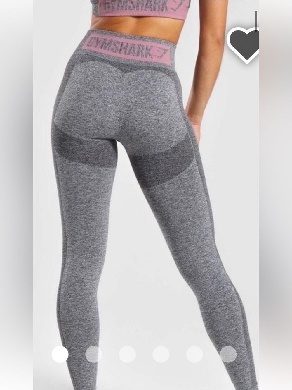 Gym shark grey leggings size small
